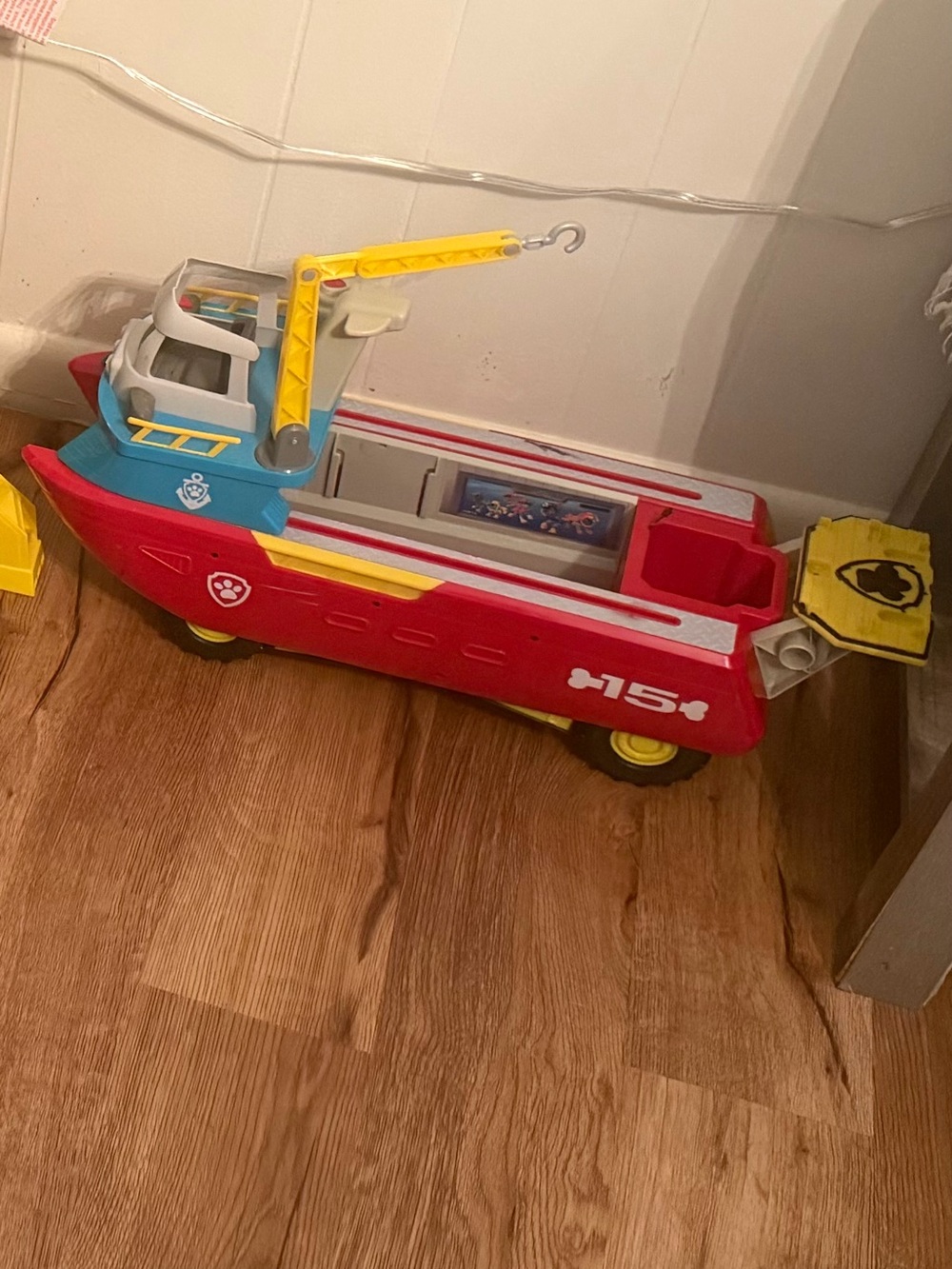 Paw Patrol Red, Blue & Yellow Rescue Boat Vehicle Toy